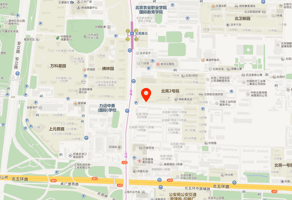 航空科技大厦位置地图